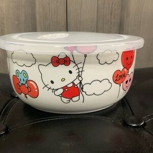 Hello Kitty Love Heart Balloons Large Food Storage Container Zrike Brands